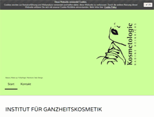 Tablet Screenshot of kosmetologie-heinrichs.de